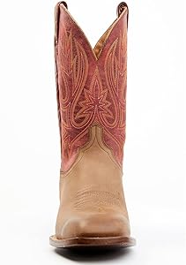 Amazon | Lucchese メンズ Gordon ウェスタンブーツ 幅広スクエアトゥ